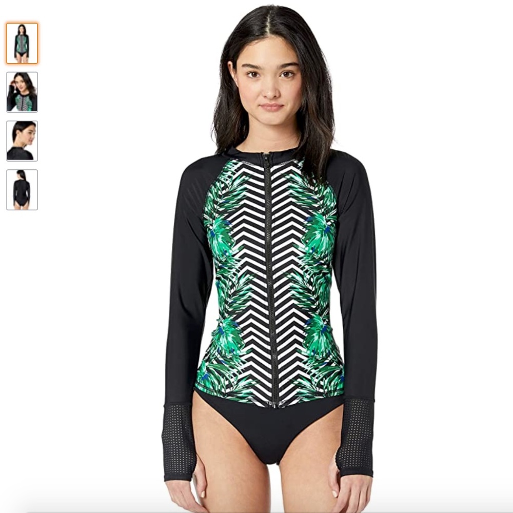 Skechers Long Sleeve Rashguard Swim Shirt NWT